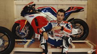 MotoGP Riders ride Hondas RC213VS [upl. by Nawuj]