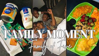 VLOG MAINTENANCE  FAMILY MOMENTS COOKING DESSERT  FAMILY OF 5 familymovienight familyof5 [upl. by Ibbor]