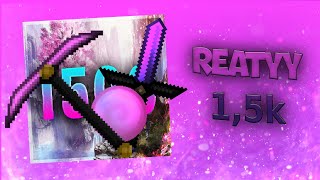 reatyy 15k MCBE PvP Texture Pack 120  FPS BOOST Best Mcpe PVP Pack ever [upl. by Ainattirb]