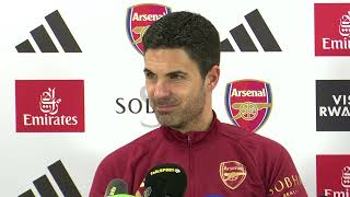 ARSENAL  Embargoed prematch press conference Mikel Arteta Sheffield United v Arsenal [upl. by Joy]