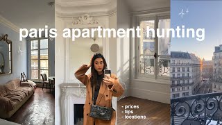 APARTMENT HUNTING IN PARIS  tips prices amp tours [upl. by Llenaj]