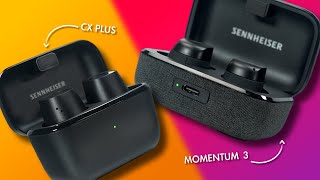 Sennheiser CX Plus VS Momentum 3  True Wireless Earbuds Review [upl. by Eiramanitsirhc624]