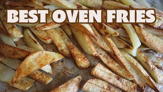 How To Make Super Easy Oven Fries  Healthy amp Delicious [upl. by Dori]