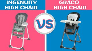 Graco Duodiner DLX vs Ingenuity 6 In 1 High Chair [upl. by Sreip]