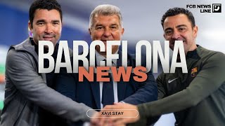 ‘The project isn’t finished yet’ Xavi Hernández explains decision to stay at Barcelona [upl. by Ahsitul]