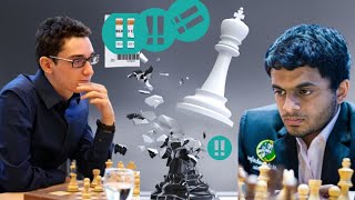 Very Clever move in this World Chess  Fabiaano Caruana 2890 elo vs Nihal Sharin 2840 elo [upl. by Teews]