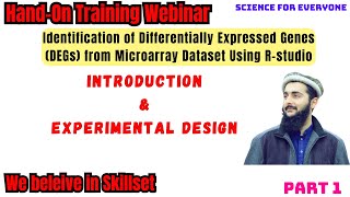 Microarray data analysis using Rprogramming  WEBINAR  PART1 [upl. by Rip]