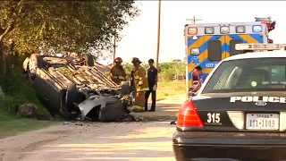 RAW VIDEO Harlingen Football Player Involved in Rollover Accident [upl. by Gutow]