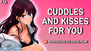 ASMR GF Roleplay  Girlfriend Comforts You with Cuddles and Head Scratches  Sleep Aid F4A F4M GF RP [upl. by Harbert380]