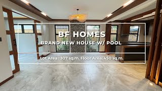 FOR SALE Brand New  4 Bedrooms Home with Pool in BF HOMES Parañaque City [upl. by Rovaert]