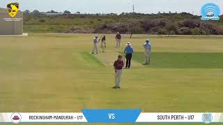 RockinghamMandurah  U17 v South Perth  U17 [upl. by Enelra286]