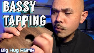 ASMR Tapping at Medium Speed on BASS HEAVY Objects w Breathy Whispers for Easy Tingles [upl. by Vonni20]