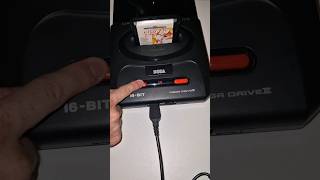 Setting up a Sega Mega Drive 2 videogameconsole gamingconsole gaming [upl. by Gehlbach]