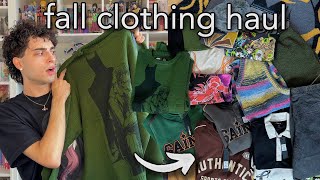 fall streetwear haul nova men tryon [upl. by Ynaffi300]