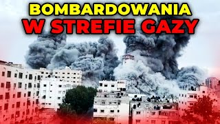 Bombardowania w Strefie Gazy Izrael zrównał z ziemią wieżowiec Palestine Tower [upl. by Cohby]