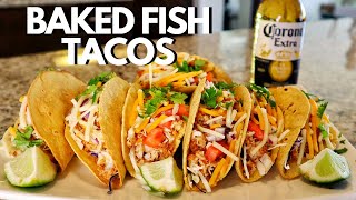 The easiest and most DELICIOUS fish taco recipe EVER [upl. by Flip36]