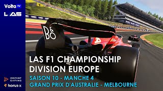 🏆 LAS F1 Championship  Division Europe ▶️ Manche 4 🏁 Grand Prix dAustralie  Melbourne [upl. by Luhar]