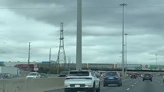 CPKC auto rack train backing up at Oshawa today [upl. by Haraz]