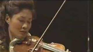 Kyung Sun Lee playing Brahms Violin Concerto Part 4 [upl. by Llenod160]