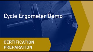 Cycle Ergometer Test Demo [upl. by Avehstab]