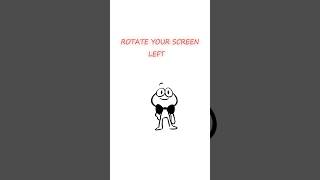 Rotate Your Screen 😁 Animation Meme Original TubbyNug shorts [upl. by Rodgers]