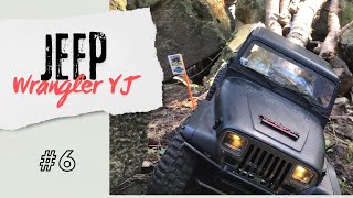 Jeep Wrangler YJ 6  Scaled RC Trial [upl. by Haikezeh400]