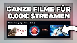 komplette Filme kostenlos streamen amp ganz anschauen  Tutorial [upl. by Atolrac]