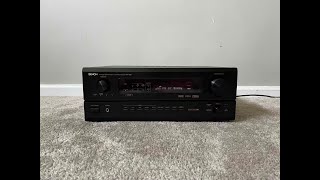 How to Factory Reset Denon AVR3801 71 Home Theater Surround Receiver [upl. by Rudie]