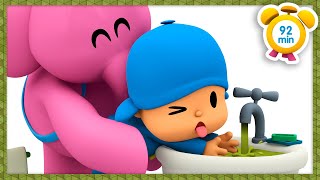 🚮 POCOYO ENGLISH  Learn to Recycle Garbage In The Lake 92 min Full Episodes VIDEOS amp CARTOONS [upl. by Silbahc]