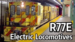 ⁴ᴷ R77E Electric Locomotives EL01 EL02 and EL05 moved to Concourse Yard [upl. by Yruoc]