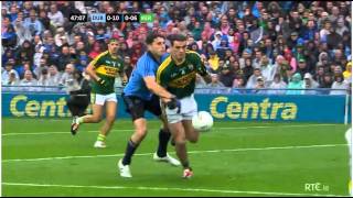 Dublin Goal Chance Off the Post Dublin vs Kerry All Ireland Football Final 2015 [upl. by Neelhtakyram231]