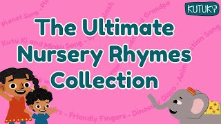 English rhymes for kids  Learning with fun  Kutuki [upl. by Narmis88]