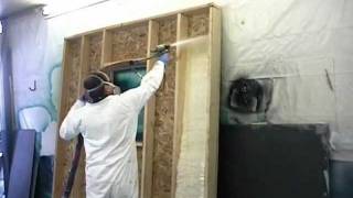 Polyurethane Spray Foam Demo Video [upl. by Jain]