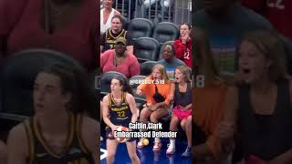 Caitlin Clark had fans laughing at her 😳caitlinclark basketball wnba [upl. by Lundquist]