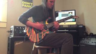 Whitechapel The Saw is the Law new song 2014 Our Endless War HQ guitar cover  solo  Ben Eller [upl. by Tolland]