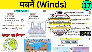 17 पवनें  Winds  पवनों ke प्रकार  Types of Winds  स्थायी पवने  मौसमी पवने  स्थानीय पवने [upl. by Ymled]