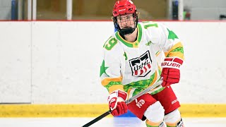 Charles Lamoureux 19 USHL combine highlights [upl. by Aduh990]