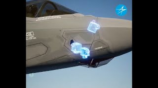 F35 Distributed Aperture SystemDAS  360degree spherical situational awareness system [upl. by Chelsea533]