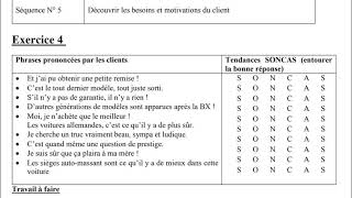 Exercice Methode SONCAS [upl. by Assiren]