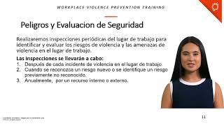 California  Workplace Violence Prevention Training Spanish [upl. by Lough820]