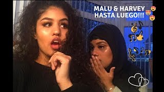 HRVY amp MALU TREVEJO  HASTA LUEGO REACTION [upl. by Melisande]