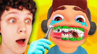 CONSERTANDO AS BOCAS MAIS NOJENTAS EM VR Titan Dentist VR [upl. by Amilas806]