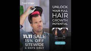 Hairmax® 15 off Sale  1111 [upl. by Lowney]