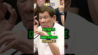 DUTERTE VS HONTIVEROS EPISODE 01 philippines congress hearings [upl. by Dowski]