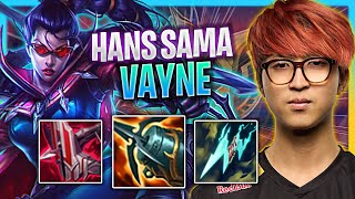 HANS SAMA BRINGS BACK VAYNE  G2 Hans Sama Plays Vayne ADC vs Samira Season 2023 [upl. by Grady263]