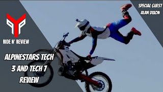 Ride N Review  Alpinestars Tech 3 amp Tech 7 Boots [upl. by Gahan]