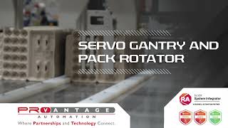 ProVantage Automation Servo Gantry and Pack Rotator [upl. by Thamora]