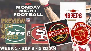 Previewing Jets vs 49ers  w49ersHive [upl. by Idnew]