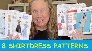 8 Shirtwaist Dress Patterns for you to try [upl. by Mavra]