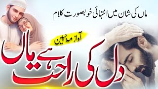 New nazam 2024 Dil ki Rahat hai maa maa per beautiful nazam maa ki naat maa naatMahjabeen khan [upl. by Nolie]